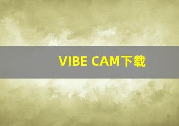 VIBE CAM下载